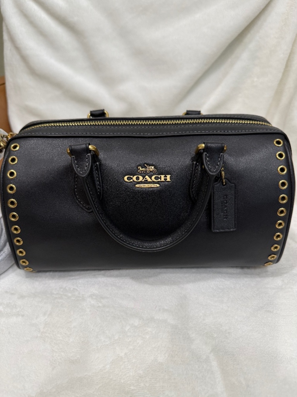 Coach Rowan Long Satchel Bag With Grommets